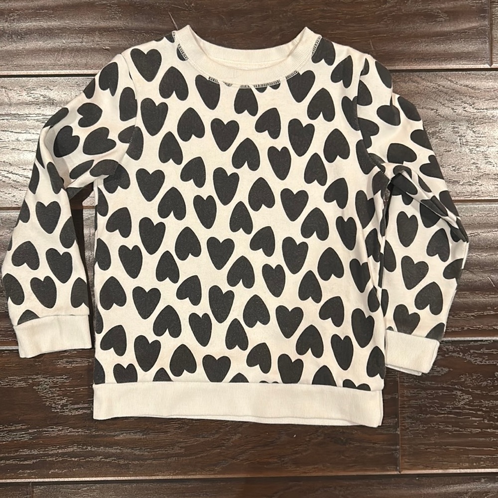 Cat & Jack Hearts Crewneck